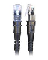 PatchSee TP-6A-F/16 netwerkkabel Zwart 4,9 m Cat6a U/FTP (STP) - thumbnail