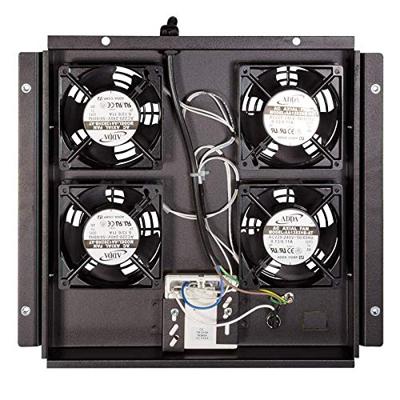 LogiLink FAS122B 19 inch 4 x Ventilator voor patchkast Zwart