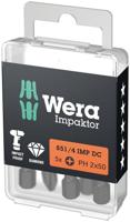 Wera 851/4 Impaktor DC Phillips Bit PH2 x 50mm VE=5 - 05057656001 - thumbnail