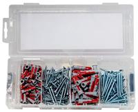 Fischer 568544 schroefanker & muurplug 160 stuk(s) Schroef- & muurplugset - thumbnail