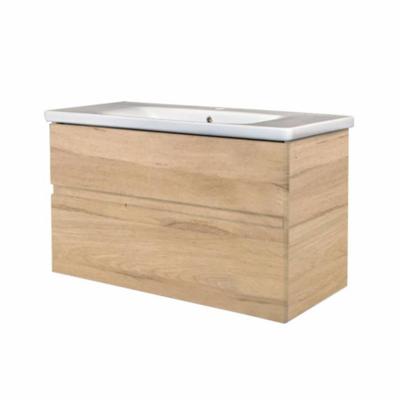 Best Design Badkamermeubel Quick-Greeploos 100x56x44 cm Onderkast + Wastafel Grenen Best Design Badkamermeubel Quick-Greeploos 100x56x44 cm Onderkast + Wastafel Grenen