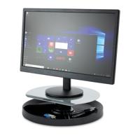 Kensington Spin Station Monitordraaischijf Hoogte: 5.7 tot 8.2 cm Grijs - thumbnail