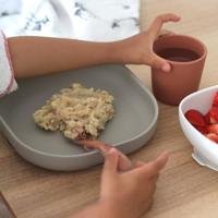 Serviesset 4 items silicone BEABA terracotta - thumbnail
