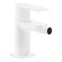 Bidetmengkraan Tres Loft Colors 1-Hendel Bidet Uitloop Recht 8 cm Rond Mat Wit - thumbnail
