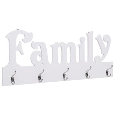 VidaXL Wandkapstok family 74x29,5 cm VidaXL Wandkapstok family 74x29,5 cm