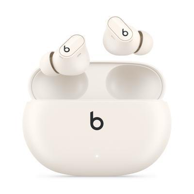 Beats Studio Buds Plus In Ear oordopjes Bluetooth Stereo Crème-wit Noise Cancelling, Ruisonderdrukking (microfoon) Oplaadbox, Bestand tegen zweet,