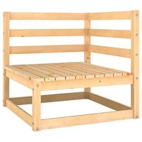 2-delige Loungeset met kussens massief grenenhout - thumbnail