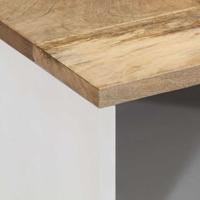 Tv-meubel 80x31,5x46 cm massief mangohout - thumbnail