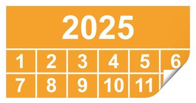 Keuringssticker algemeen rechthoek met laminaatlaag 50 x 25 mm - 250 stuks (op rol)