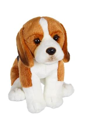 Beagle Hond Knuffel - GIPSY TOYS - Zittend, 25 cm
