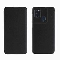Anymode Wallet Flip Case GP-FWA217AMA - Flip cover voor mobiele telefoon - zwart - voor Galaxy A21s - thumbnail