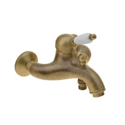 Opbouw Badkraan Sapho Kirké Mengkraan Retro Wit 1-hendel 11.5 cm Brons Opbouw Badkraan Sapho Kirké Mengkraan Retro Wit 1-hendel 11.5 cm Brons