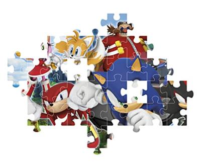 Clementoni legpuzzel sonic, 104st. - thumbnail