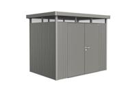 Biohort Highline H2 metalen tuinhuis 275x195x222 cm met dubbele deur- Plat dak- Metaal- Biohort - thumbnail