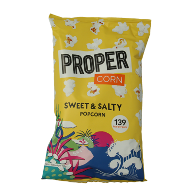 Proper Corn Popcorn sweet & salty 30 Gram Proper Corn Popcorn sweet & salty 30 Gram
