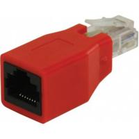 Valueline VLCB89251R Netwerkadapter Rj45 Male - Rj45 Female Rood - thumbnail