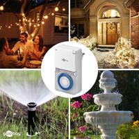 Tijdklok schakelklok stopcontact uitvoering Weekklok digitaal spatwaterdicht IP44 - thumbnail