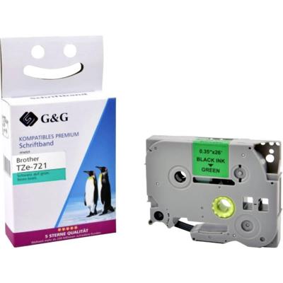 G&G Labeltape Tekstkleur: Zwart