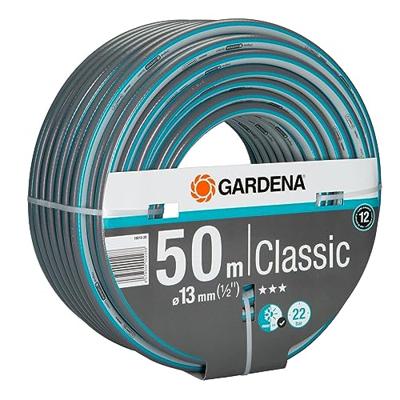 GARDENA Classic Schlauch 13 mm (1/2), 50 m 18010-20 Tuinslang Grijs, Blauw 13 mm 50 m 1/2 inch 1 stuk(s) - thumbnail