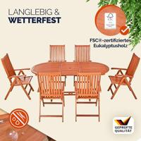 Tuinset Vanamo 7-delig Eucalyptushout FSC-gecertificeerd - thumbnail