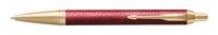 Parker IM Premium balpen, medium, in giftbox, Deep red (rood/goud) - thumbnail