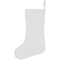 Creativ Company Https://www.cchobby.nl/kerstsok-h-40-cm-b-26-cm-210-gr-wit-1-stuk - thumbnail