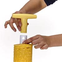 Tomado-Metaltex Ananassnijder 23 cm Wit/Geel - thumbnail