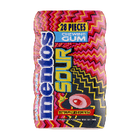 Mentos kauwgom sour strawberry pot (10x 28 stuks) - thumbnail