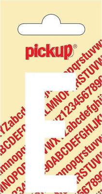 Plakletter Nobel Sticker witte letter E Pickup - Pickup