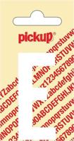 Plakletter Nobel Sticker witte letter E Pickup - Pickup - thumbnail