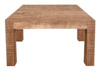 Artistiq Salontafel 'Chane' Mangohout, 60 x 60cm - thumbnail