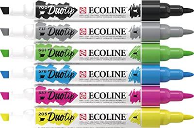 Duotip Talens Ecoline set à 6 stuks basis Duotip Talens Ecoline set à 6 stuks basis