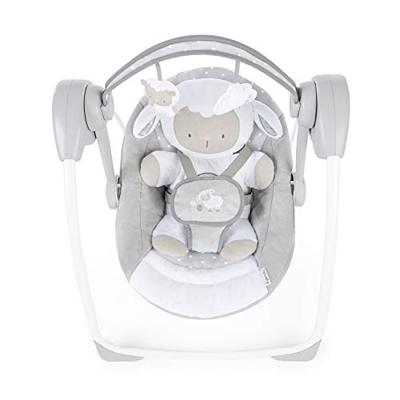 Baby wipstoel Ingenuity Cuddle Lamb Compact Grijs