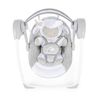 Baby wipstoel Ingenuity Cuddle Lamb Compact Grijs - thumbnail