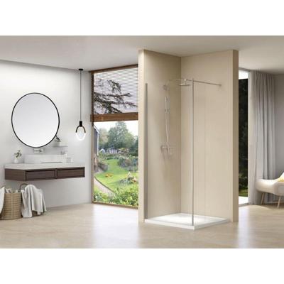 Inloopdouche Van Rijn ST01 Met Zijwand Helder Glas 120-30x200 cm 8 mm Chroom van Rijn Inloopdouche Van Rijn ST01 Met Zijwand Helder Glas 120-30x200 cm 8 mm Chroom van Rijn