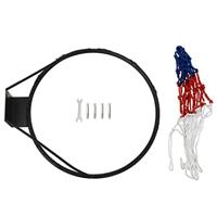 Basketbalring 45 cm staal zwart - thumbnail