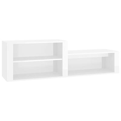 VidaXL Schoenenkast 150x35x45 cm bewerkt hout hoogglans wit VidaXL Schoenenkast 150x35x45 cm bewerkt hout hoogglans wit