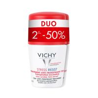 Vichy Deo Roll-on Stress Resist 72u Overmatige Transpiratie Duo 2x50ml - thumbnail