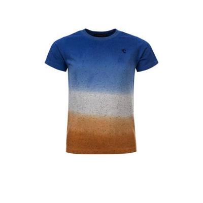COMMON HEROES T-shirt Tim van biologisch katoen blauw/grijs/bruin