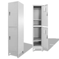 VidaXL Lockerkast met 2 vakken 38x45x180 cm - thumbnail