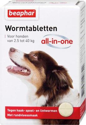 BEAPHAR WORMTABLET ALL-IN-ONE HOND BEAPHAR WORMTABLET ALL-IN-ONE HOND
