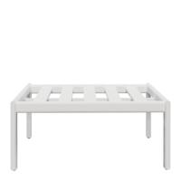 Ethnicraft Hocker 'Jack' Aluminium, kleur Wit - thumbnail