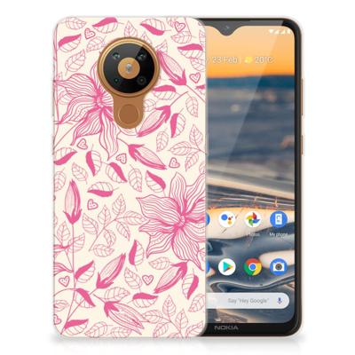 Nokia 5.3 | TPU Case | Pink Flowers