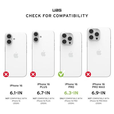 UAG Civilian MagSafe Case Cover Apple iPhone 16 Pro Bordeaux Stootbestendig UAG Civilian MagSafe Case Cover Apple iPhone 16 Pro Bordeaux Stootbestendig