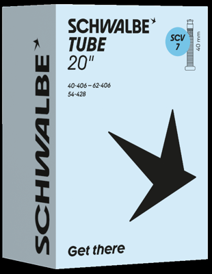 Schwalbe Tube (scv7) - 20'' (40/62-406) - click valve Schwalbe Tube (scv7) - 20'' (40/62-406) - click valve