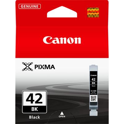 Originele inktcartridge Canon CLI-42 BK Zwart Rood - thumbnail