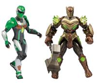 Figurendoos - GORMITI - Scion en Gormiti geassocieerd met Aarde - Glen en Rockard - 15 cm - vanaf 4 jaar - GRV193 - thumbnail