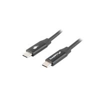 LANBERG USB-C-kabelstekker/stekker, 1 m, Quick Charge 4.0, zwart - thumbnail
