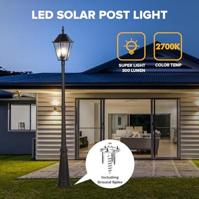 Lutec London Solar E12-Tuinlamp