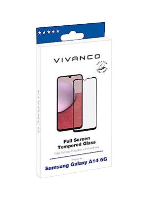 Vivanco Fullscreen tempered glass for Galaxy A14 5G